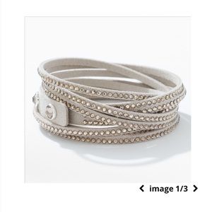 Grey Touchstone Wrap Bracelet